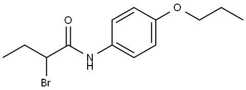 2-Bromo-N-(4-propoxyphenyl)butanamide Structure