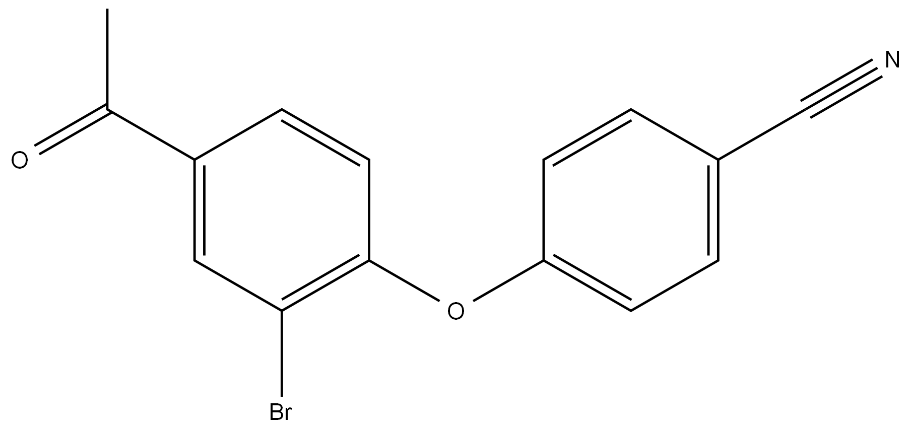 1285319-64-3 4-(4-Acetyl-2-bromophenoxy)benzonitrile