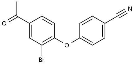 1285319-64-3 4-(4-Acetyl-2-bromophenoxy)benzonitrile