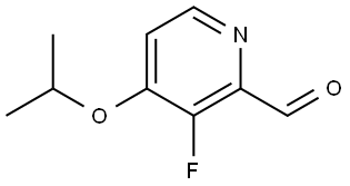 3-Fluoro-4-(1-methylethoxy)-2-pyridinecarboxaldehyde Structure