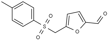 2-Furancarboxaldehyde, 5-[[(4-methylphenyl)sulfonyl]methyl]- Struktur