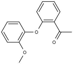 1-[2-(2-Methoxyphenoxy)phenyl]ethanone Structure