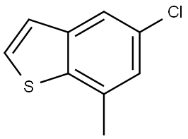 5-chloro-7-methylbenzo[b]thiophene Structure
