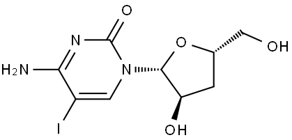 3'-Deoxy-5-iodocytidine Struktur