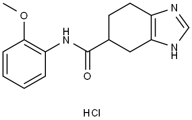 1H-Benzimidazole-6-carboxamide, 4,5,6,7-tetrahydro-N-(2-methoxyphenyl)-, hydroch…|
