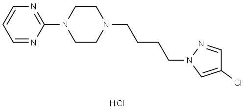 Lesopitron HCl Struktur