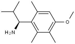 (1S)-1-(4-METHOXY-2,3,6-TRIMETHYLPHENYL)-2-METHYLPROPAN-1-AMINE|