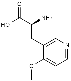 (2S)-2-AMINO-3-(4-METHOXYPYRIDIN-3-YL)PROPANOIC ACID Structure