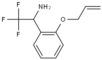 2,2,2-TRIFLUORO-1-(2-PROP-2-ENYLOXYPHENYL)ETHYLAMINE Structure