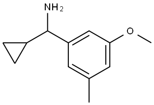 CYCLOPROPYL(3-METHOXY-5-METHYLPHENYL)METHANAMINE Structure