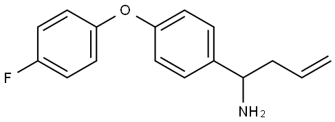 1-[4-(4-FLUOROPHENOXY)PHENYL]BUT-3-EN-1-AMINE Structure