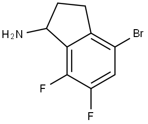 4-BROMO-6,7-DIFLUORO-2,3-DIHYDRO-1H-INDEN-1-AMINE