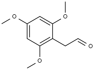 2-(2,4,6-Trimethoxyphenyl)acetaldehyde Struktur