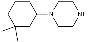 1-(3,3-dimethylcyclohexyl)piperazine dihydrochloride Structure