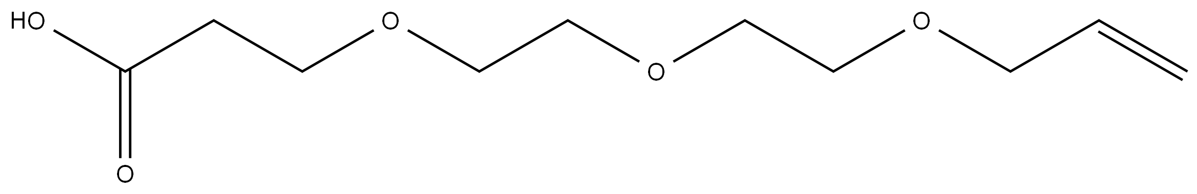 Allyl-PEG3-COOH Structure