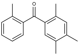 Methanone, (2-methylphenyl)(2,4,5-trimethylphenyl)- Structure