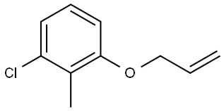 1-(allyloxy)-3-chloro-2-methylbenzene Structure