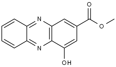 methyl 4-hydroxyphenazine-2-carboxylate Structure