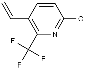 6-Chloro-3-ethenyl-2-(trifluoromethyl)pyridine Structure