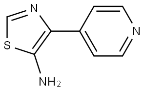 5-Amino-4-(4-pyridyl)thiazole Structure