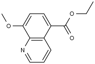 Ethyl 8-methoxy-5-quinolinecarboxylate Structure