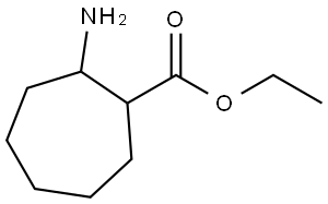Ethyl 2-aminocycloheptane-1-carboxylate Struktur
