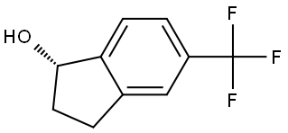 (S)-5-(trifluoroMethyl)-2,3-dihydro-1H-inden-1-ol Struktur