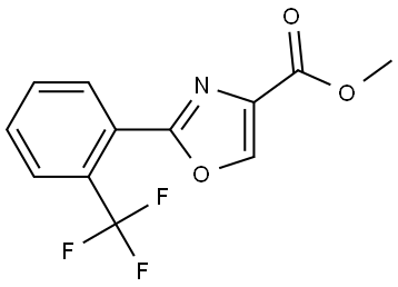 methyl 2-(2-(trifluoromethyl)phenyl)oxazole-4-carboxylate Structure