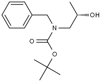 (S)-tert-butyl benzyl(2-hydroxypropyl)carbamate Structure