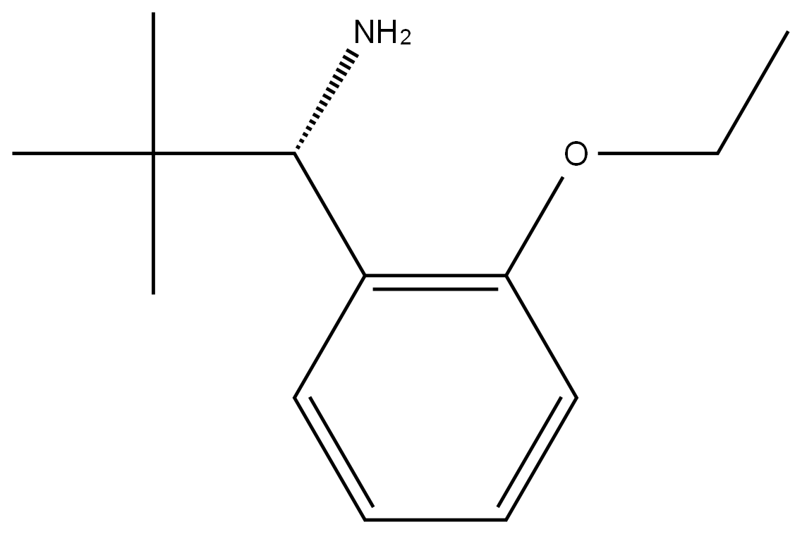 (1S)-1-(2-ETHOXYPHENYL)-2,2-DIMETHYLPROPAN-1-AMINE Structure