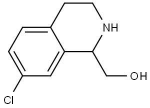 (7-chloro-1,2,3,4-tetrahydroisoquinolin-1-yl)methanol,1391327-37-9,结构式