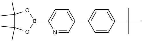 5-(4-tert-Butylphenyl)pyridine-2-boronic acid pinacol ester Struktur