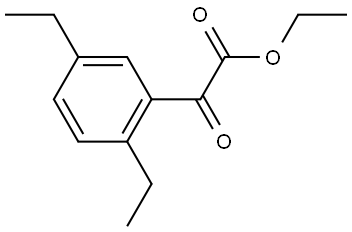 ethyl 2-(2,5-diethylphenyl)-2-oxoacetate 结构式
