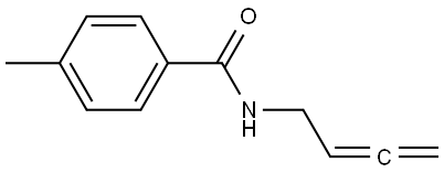 N-(buta-2,3-dien-1-yl)-4-methylbenzamide Struktur