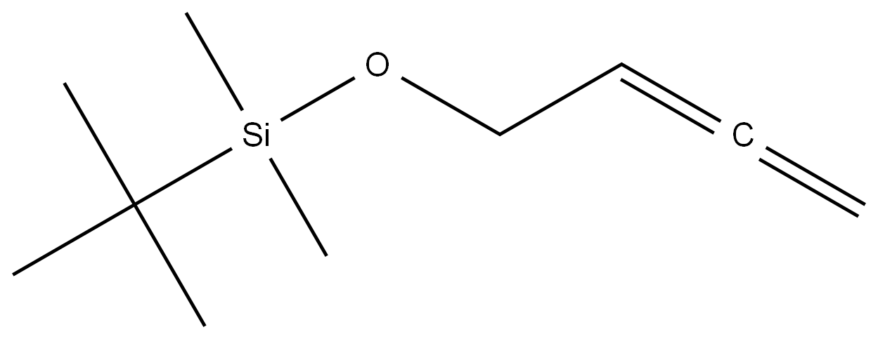 (buta-2,3-dien-1-yloxy)(tert-butyl)dimethylsilane Structure