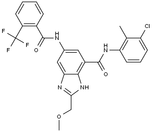 化合物 FRILUGLANSTAT 结构式