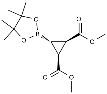 dimethyl 3-(4,4,5,5-tetramethyl-1,3,2-dioxaborolan-2-yl)cyclopropane-1,2-dicarboxylate|
