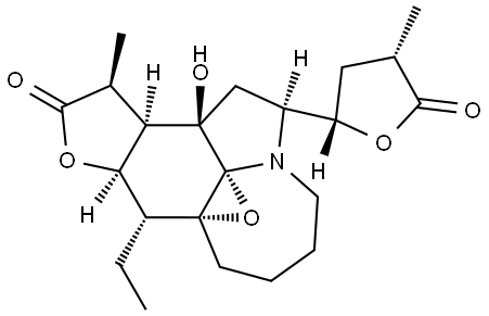 tuberostemonoxirine Structure