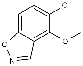 5-Chloro-4-methoxybenzo[d]isoxazole Structure