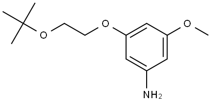 3-(2-(tert-butoxy)ethoxy)-5-methoxyaniline Structure