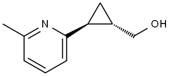 ((1S,2S)-2-(6-methylpyridin-2-yl)cyclopropyl)methanol Structure