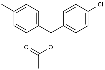 Benzenemethanol, 4-chloro-α-(4-methylphenyl)-, 1-acetate
