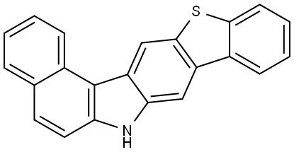 7H-benzo[g]benzo[4,5]thieno[3,2-b]carbazole Structure
