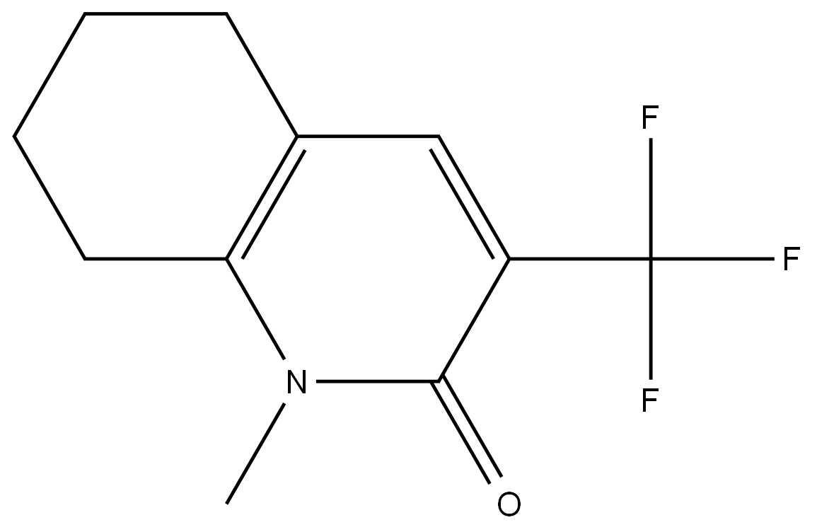 1-methyl-3-(trifluoromethyl)-5,6,7,8-tetrahydroquinolin-2(1H)-one,1453904-71-6,结构式