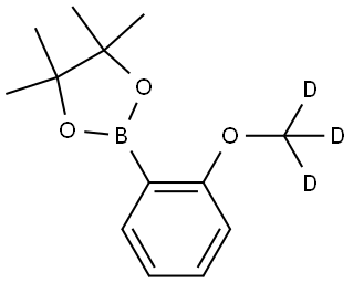 2-(2-(methoxy-d3)phenyl)-4,4,5,5-tetramethyl-1,3,2-dioxaborolane Structure