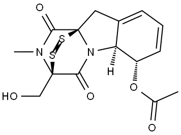 Gliotoxin monoacetate Structure