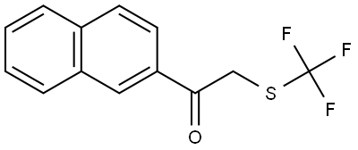 1-(2-Naphthalenyl)-2-[(trifluoromethyl)thio]ethanone Structure