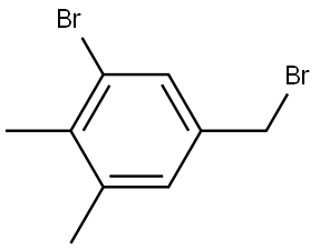 1-Bromo-5-(bromomethyl)-2,3-dimethylbenzene Structure