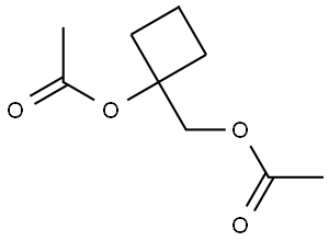 Cyclobutanemethanol, 1-(acetyloxy)-, 1-acetate