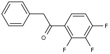 Ethanone, 2-phenyl-1-(2,3,4-trifluorophenyl)-,1495409-48-7,结构式